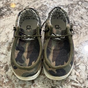Hey Dude Kids Camo slip ons